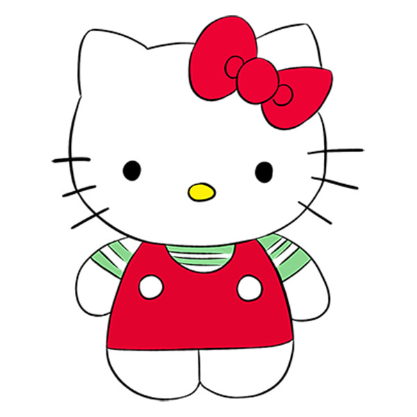 How to Draw Hello Kitty Easy Drawing Tutorial For Kids