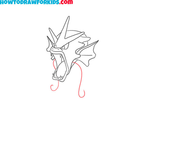How to Draw Gyarados Easy Drawing Tutorial For Kids