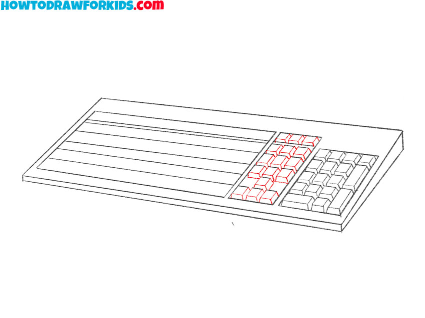 How to Draw a Keyboard Easy Drawing Tutorial For Kids