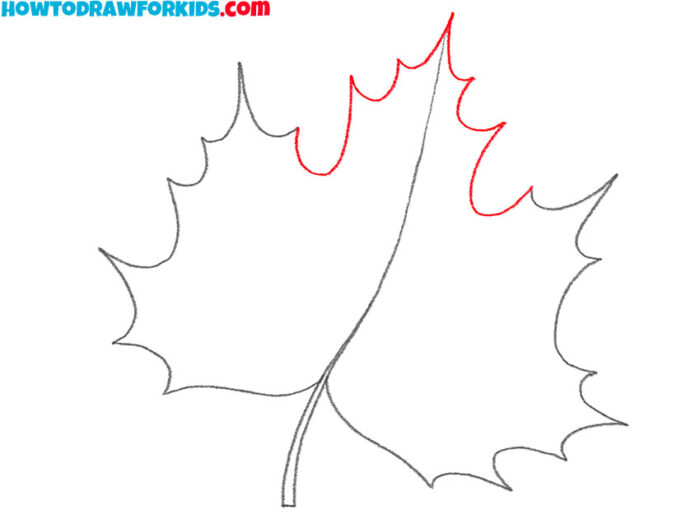 How to Draw an Autumn Leaf Easy Drawing Tutorial For Kids