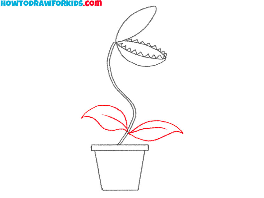 How to Draw a Venus Flytrap Easy Drawing Tutorial For Kids