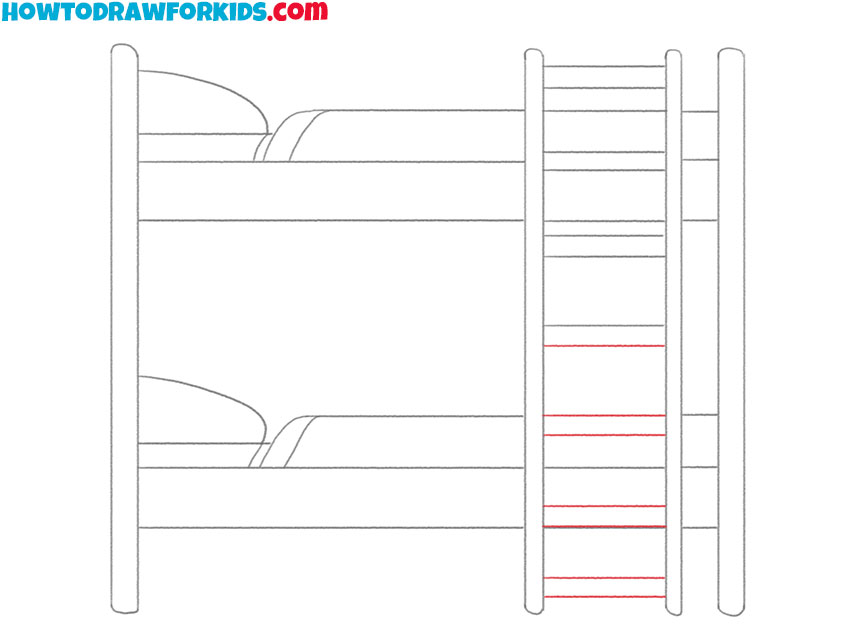 How to Draw a Bunk Bed Easy Drawing Tutorial For Kids