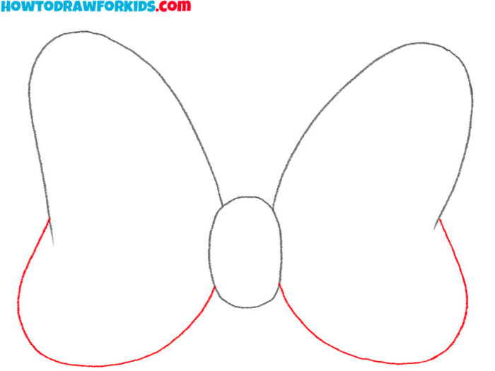 How to Draw a Minnie Mouse Bow Easy Drawing Tutorial For Kids