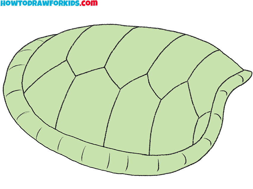How to Draw a Turtle Shell Easy Drawing Tutorial For Kids