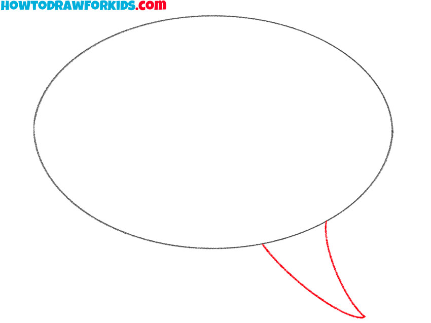 How to Draw a Speech Bubble Easy Drawing Tutorial For Kids
