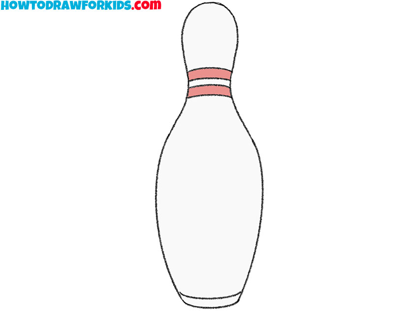 How to Draw a Bowling Pin Easy Drawing Tutorial For Kids