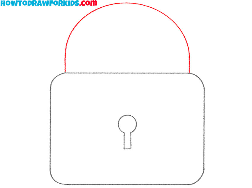 How to Draw a Lock Easy Drawing Tutorial For Kids