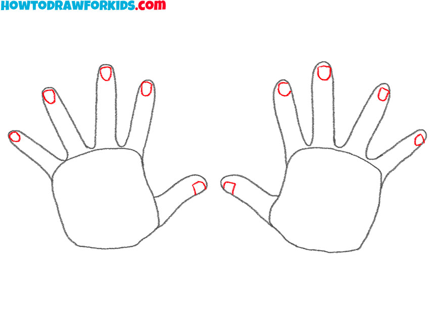 How to Draw Simple Hands Easy Drawing Tutorial For Kids