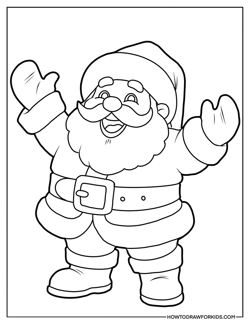 Santa Claus Coloring Pages Free Printables
