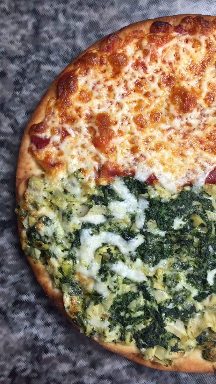 Spinach and Artichoke Dip Pizza How to Eat