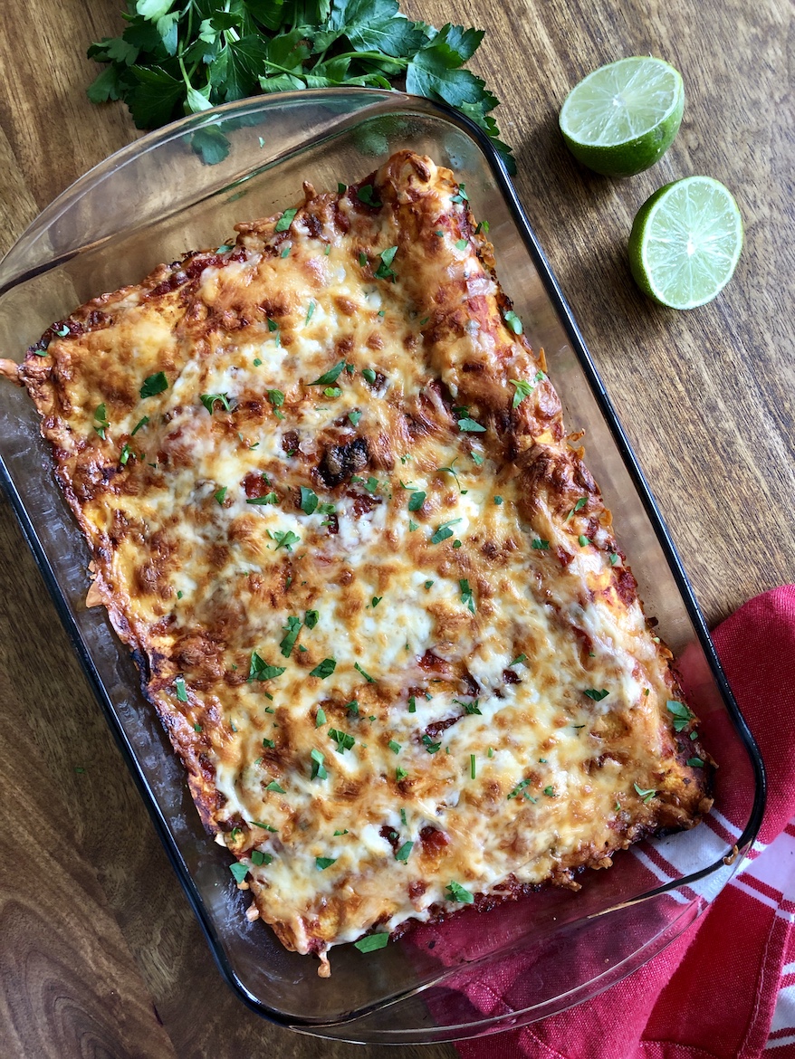 Vegetarian Butternut Squash Enchiladas How to Eat