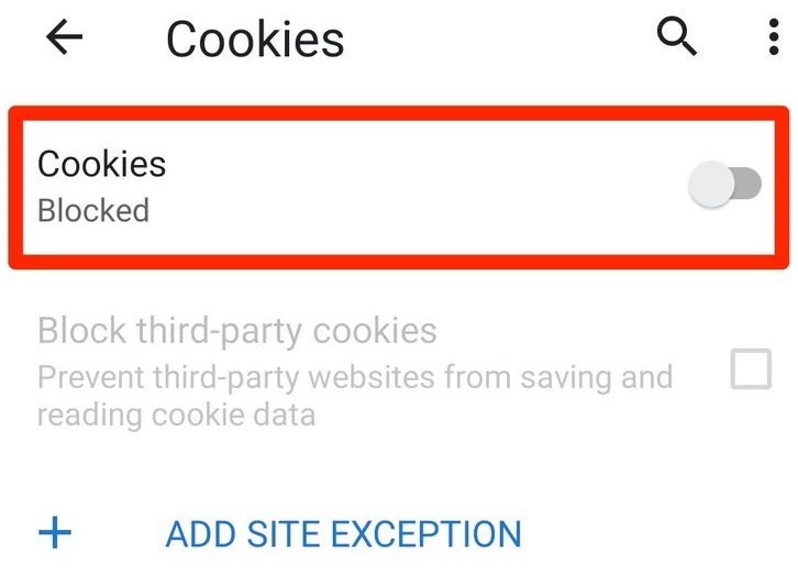 How to Enable Cookies in Chrome Android How to Enable