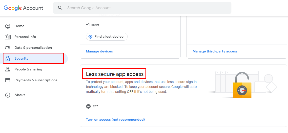 How To Enable Less Secure Apps How to Enable