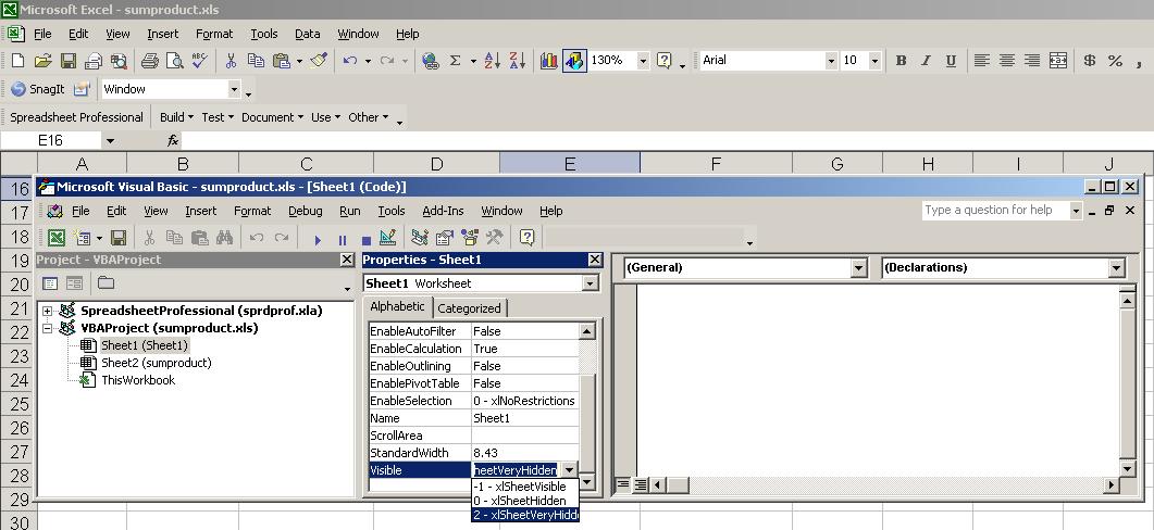 Very hidden excel sheet « Howtoexcel