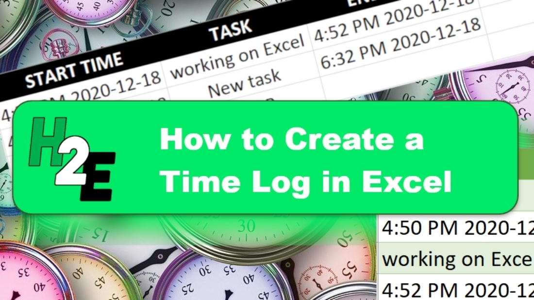 How to Create a Time Log in Excel