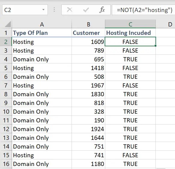 How To Use The NOT Function In Excel How To Excel At Excel
