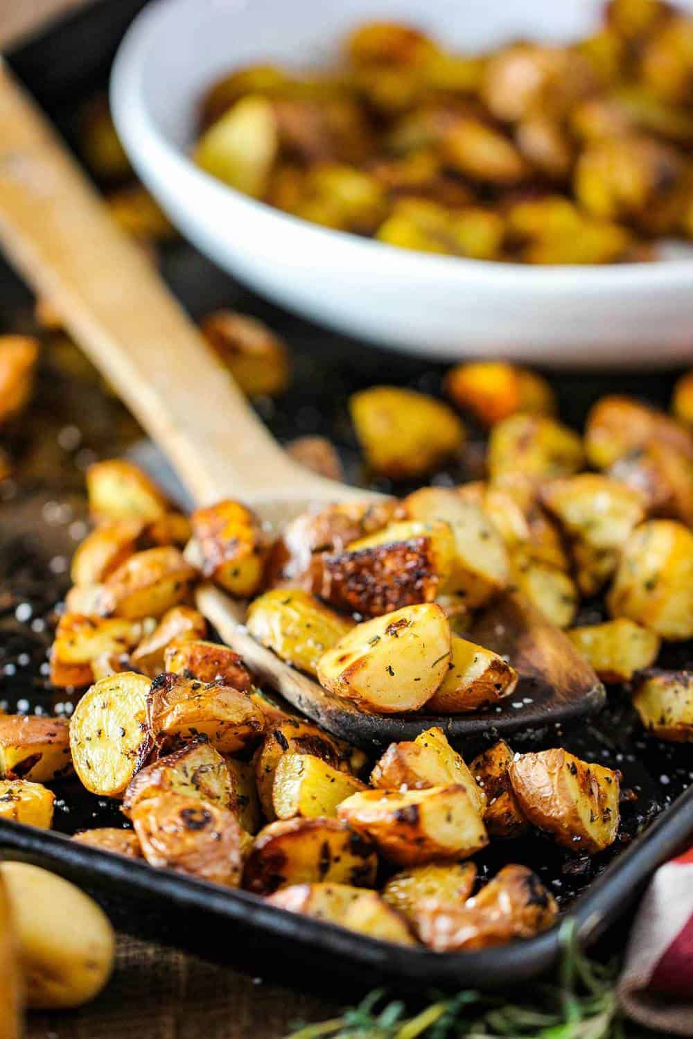 Roasted Potatoes with Balsamic and Herbs How To Feed A Loon