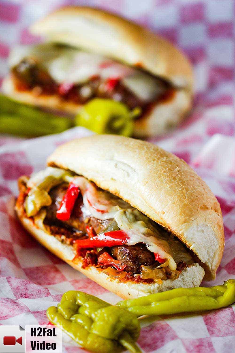 Sausage and Peppers Hero How To Feed A Loon