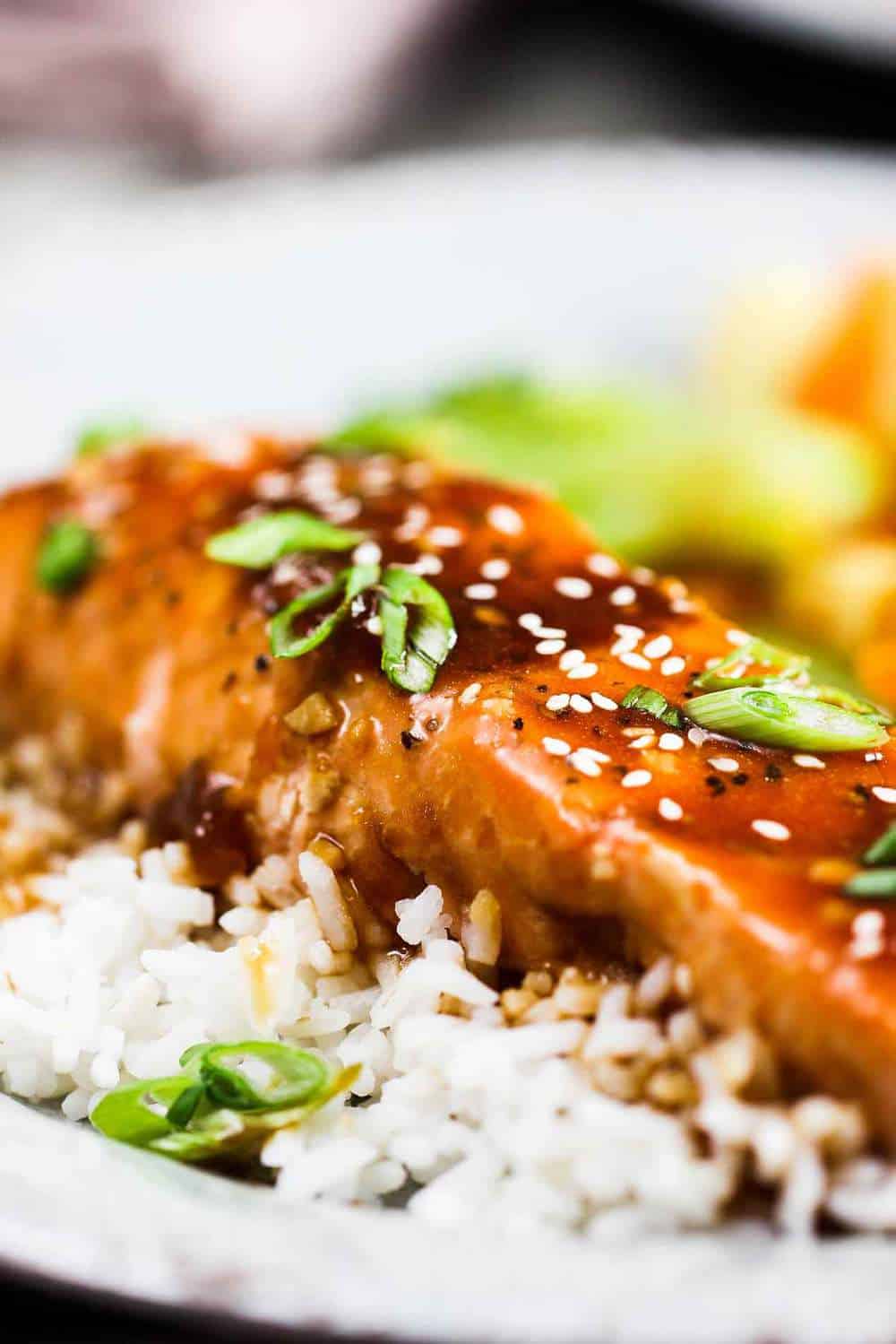 Instant Pot Teriyaki Salmon How To Feed A Loon