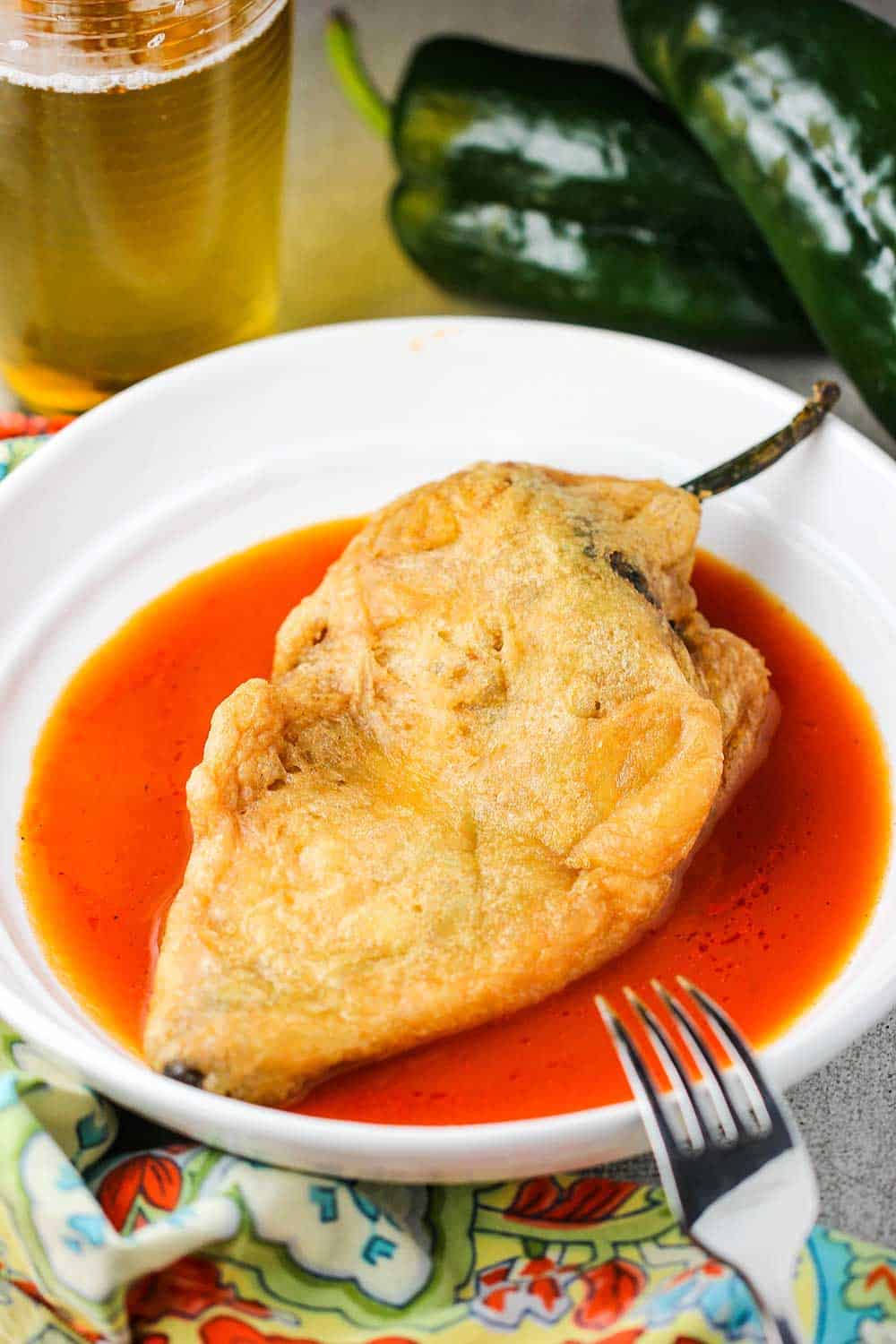 Chile Rellenos Stuffed with Cheese (Includes Video) How To Feed A Loon