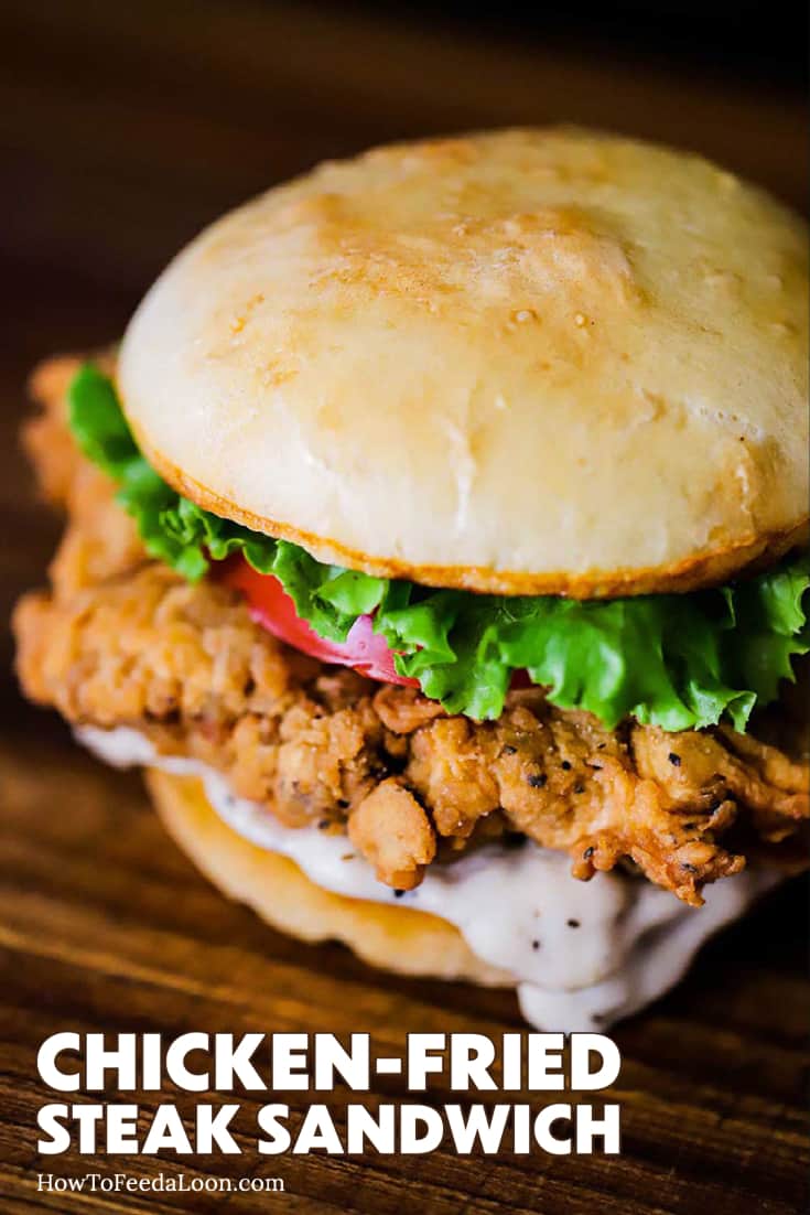 Chicken Fried Steak Sandwich (With VIDEO) How To Feed A Loon