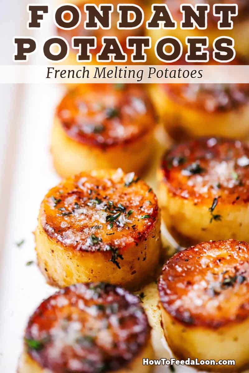 Fondant Potatoes (Melting Potatoes) How To Feed A Loon