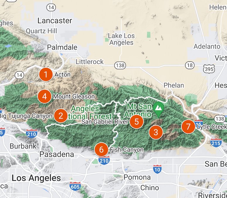 The Mines north of Los Angeles How to Find Gold Nuggets