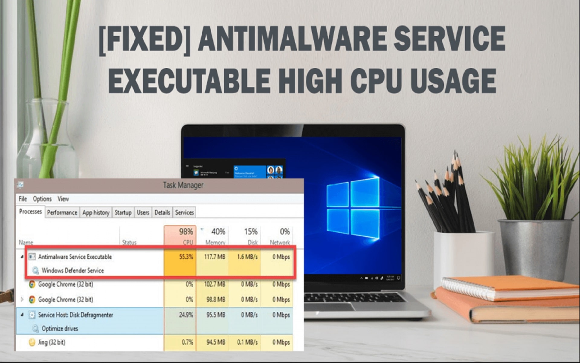 Antimalware Service Executable High Memory Fix inspire