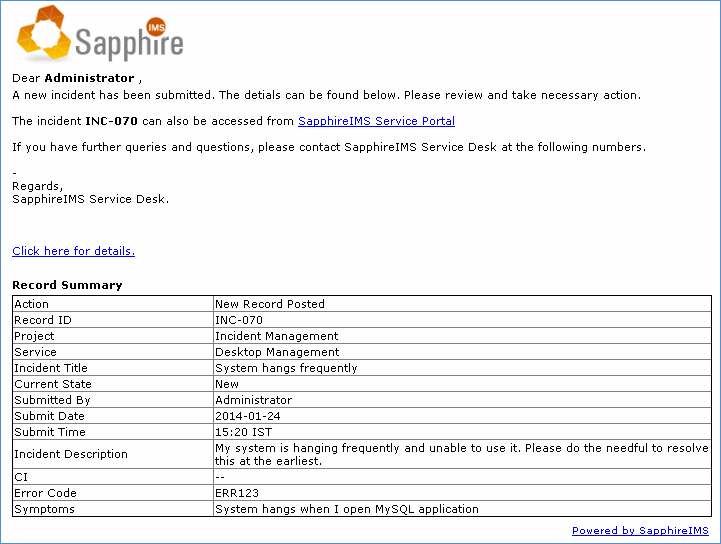 How to Send Email and SMS Notifications in Service Desk