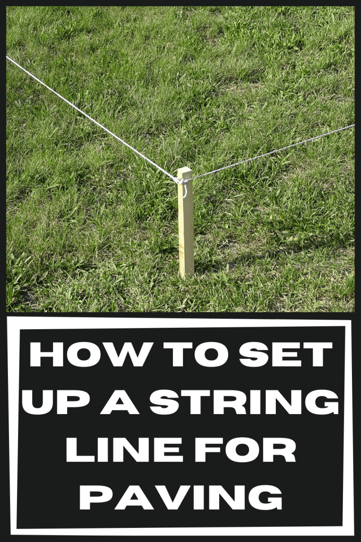 How to Set up a String Line for Paving How to Hardscape