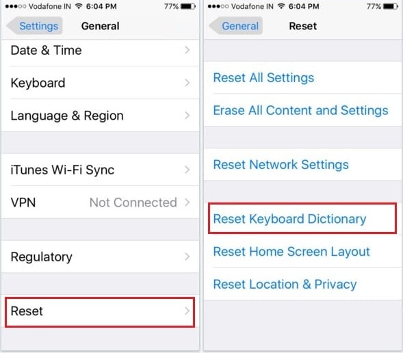 How to Reset Keyboard Dictionary on iPhone, iPad (Fix Keyboard Issues)