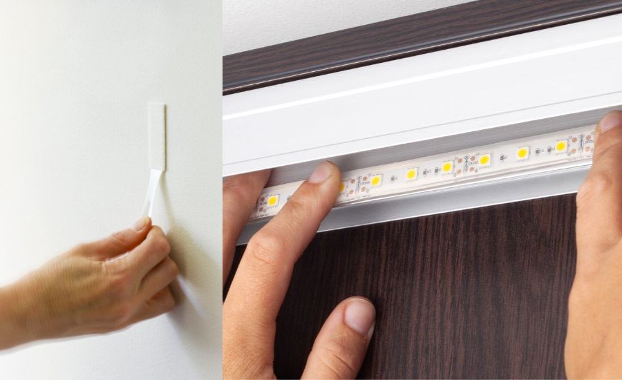 How To Stick LED Lights On Wall Without Adhesive Best 9 Tips