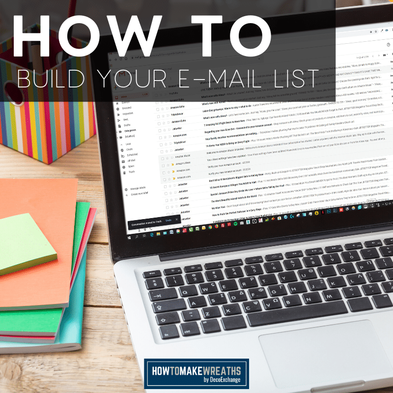 How To Build An Email List And Grow Your Craft Business