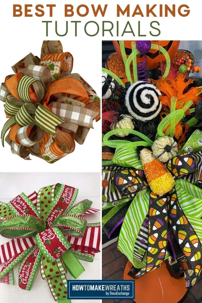 Bow Making Tutorials How to Make Wreaths Wreath Making for