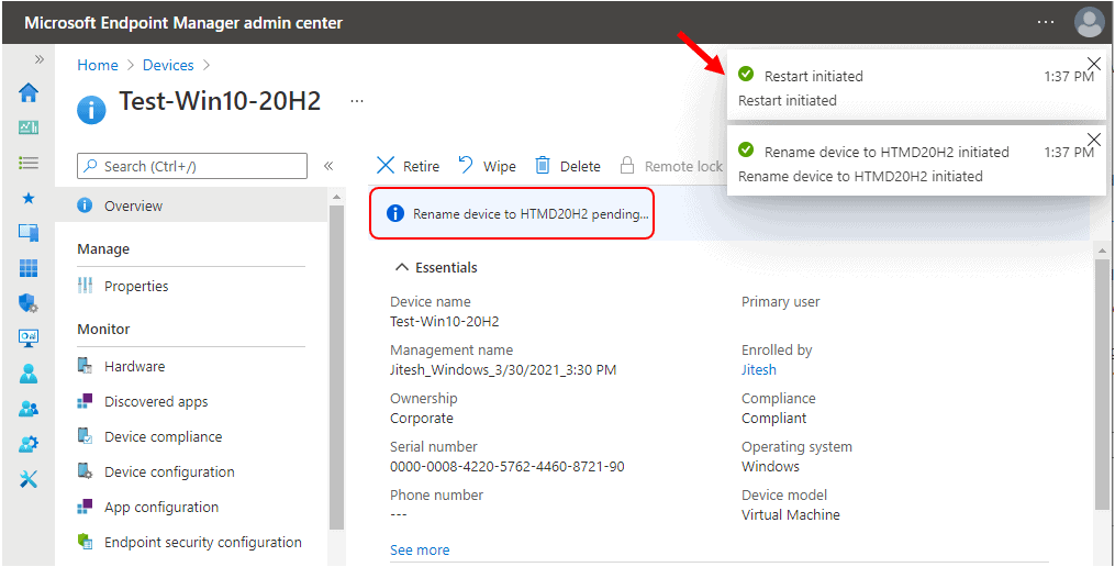 How To Rename Device In Intune A Quick Walk Through Device Management