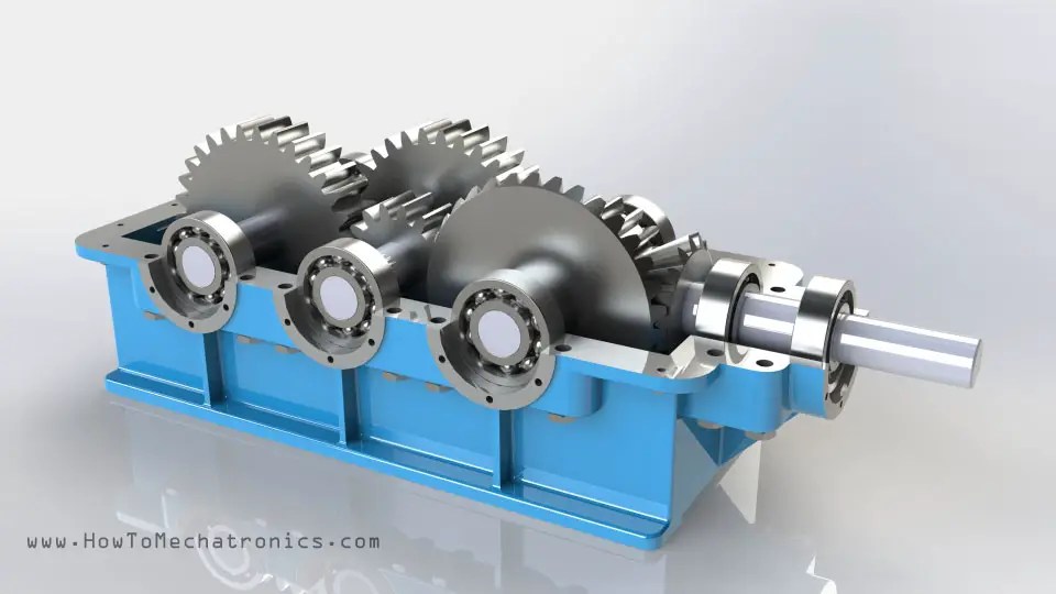 Speed Reducer Animation in Solidworks