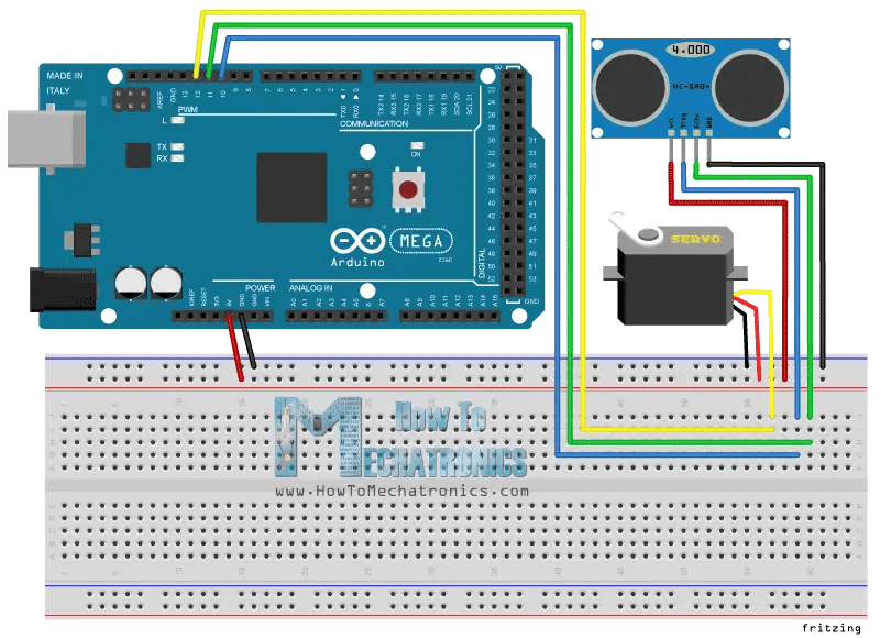 Arduino Radar Project How To Mechatronics