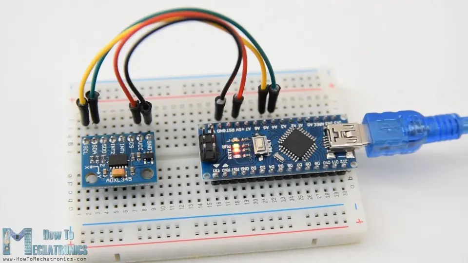 How To Track Orientation with Arduino and ADXL345 Accelerometer How To Mechatronics