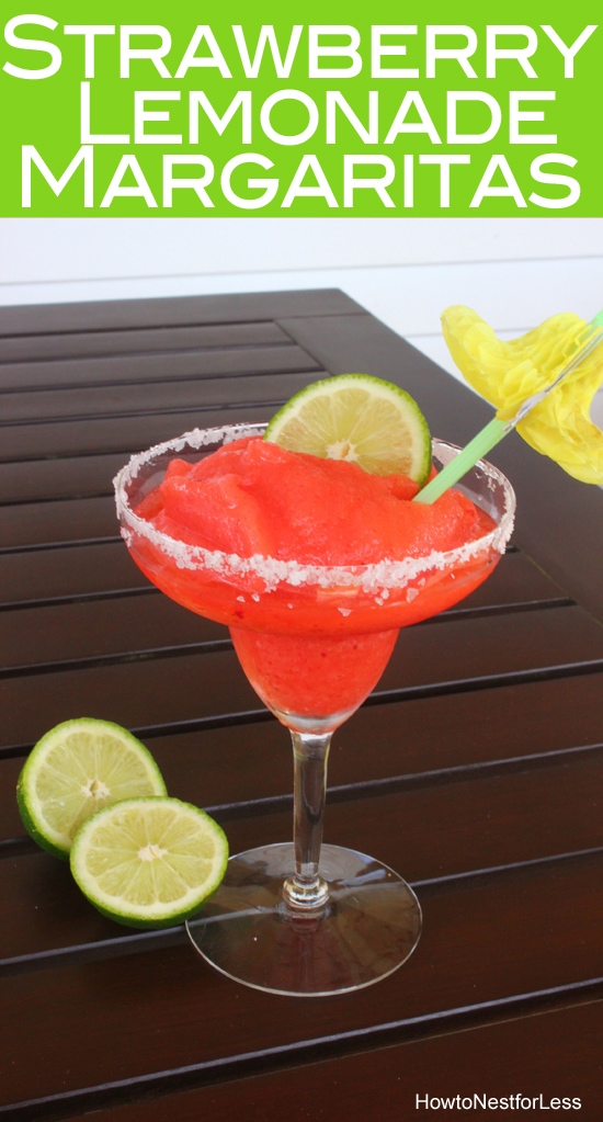 Strawberry Lemonade Frozen Margaritas How to Nest for Less™