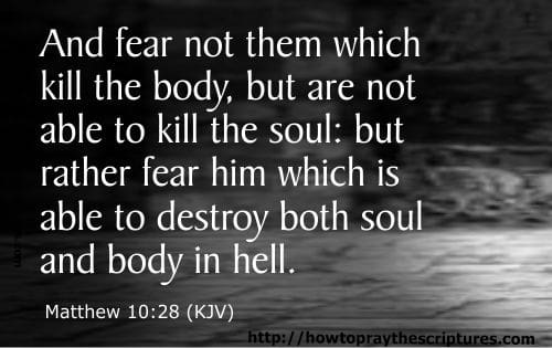 fear is not of god kjv