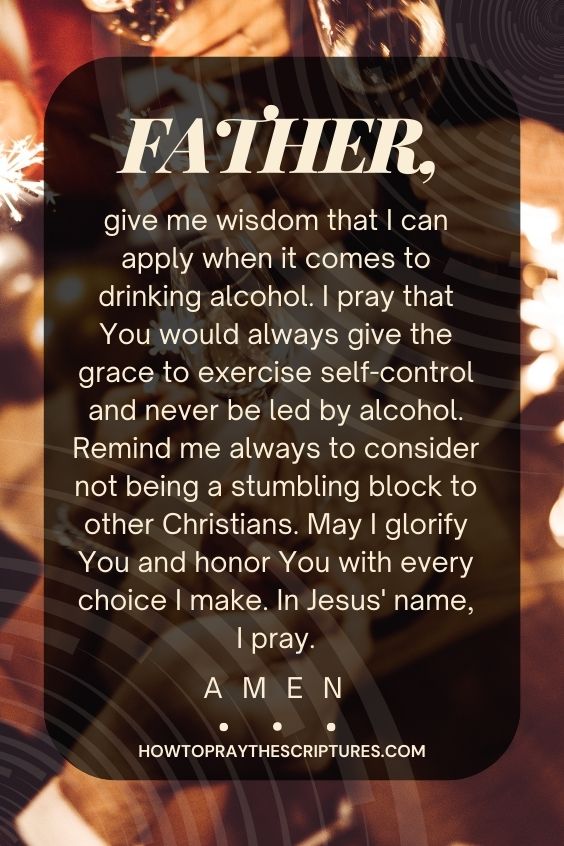 A Before Drinking Prayer