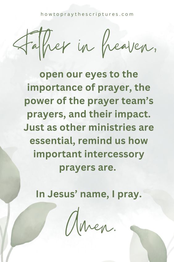 How To Lead An Intercessory Prayer Group
