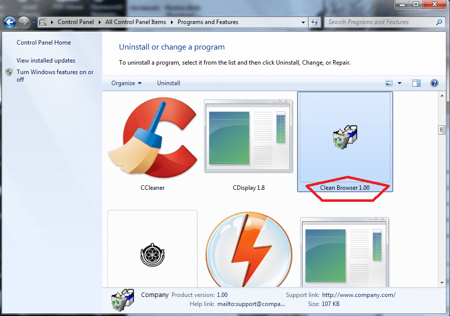 Clean Browser Virus Removal