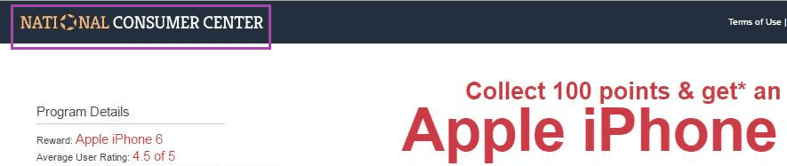 National Consumer Center "Scam" Removal (April 2019 Update