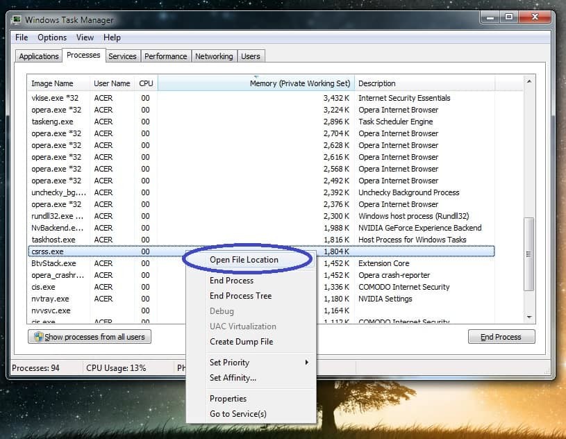 Remove steps to fix csrcs.exe errors Windows Diary