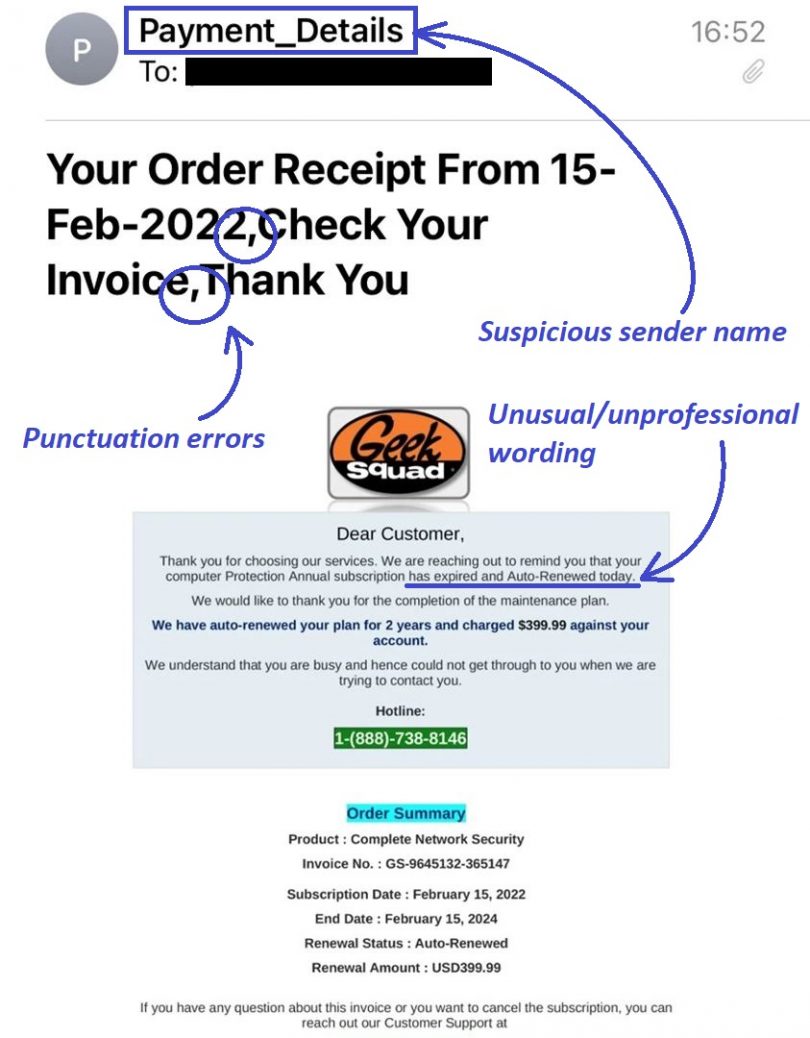 The Geek Squad Email Scam 2022 (How to Get Rid)