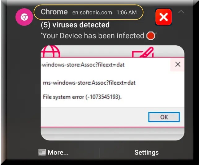 How to remove Android popups