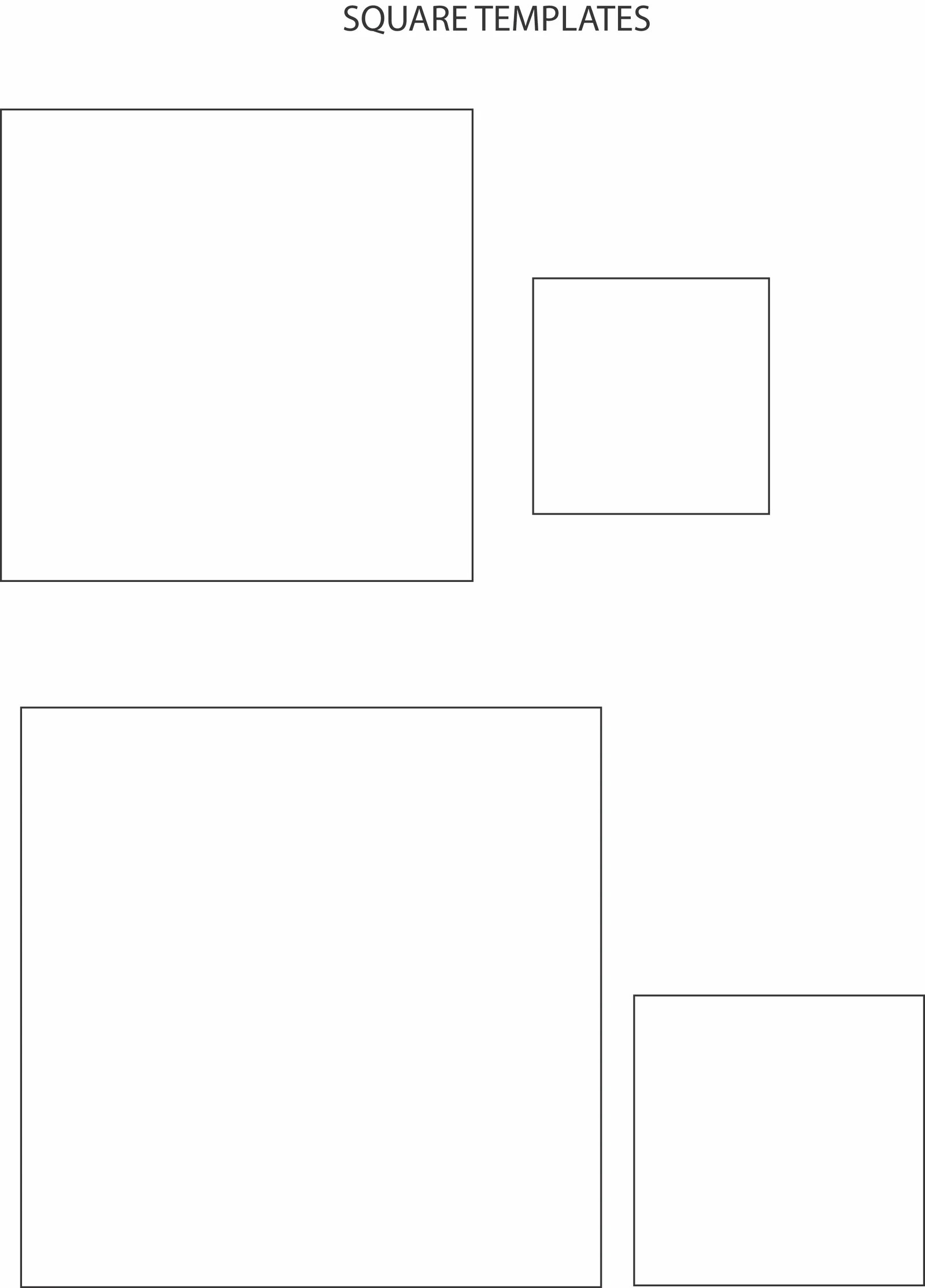 SQUARE TEMPLATES