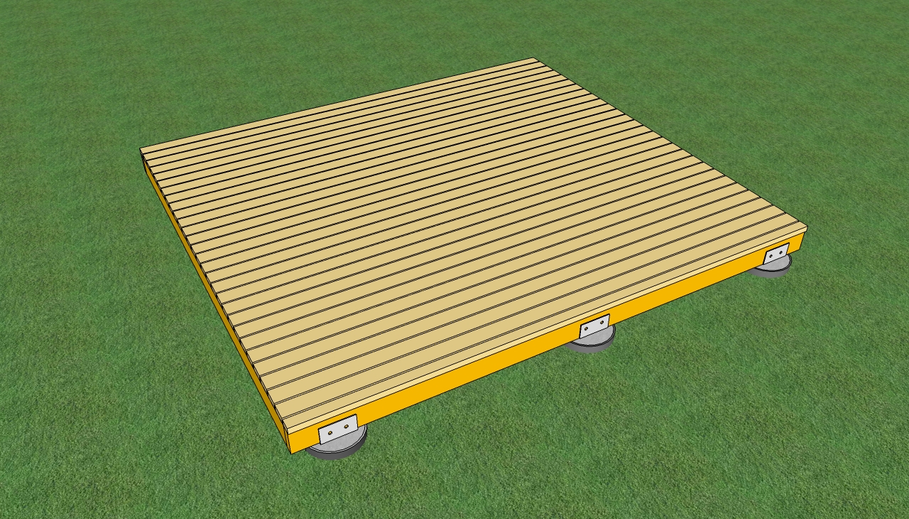 How to build a deck on the ground HowToSpecialist How to Build