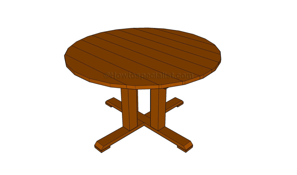 How to build a round table HowToSpecialist How to Build, Step by